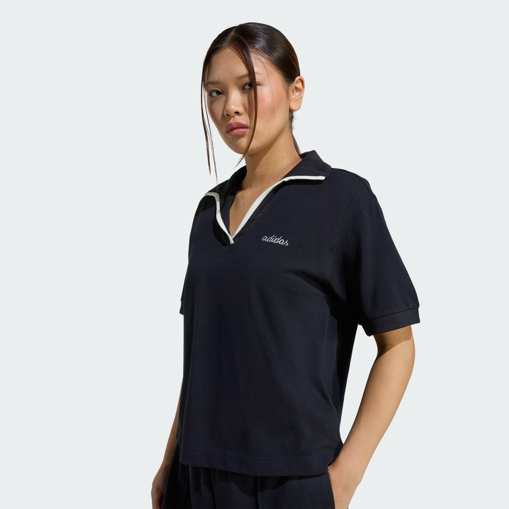 Seasonal Essentials Colorpop Polo met Geborduurde Graphic 4/6