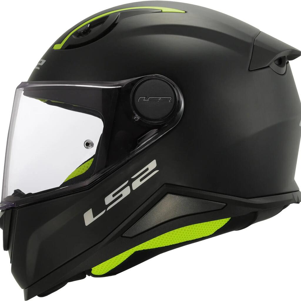 LS2 FF812 Kid Solid Children's Full-Face Helmet, Matt Black, L
