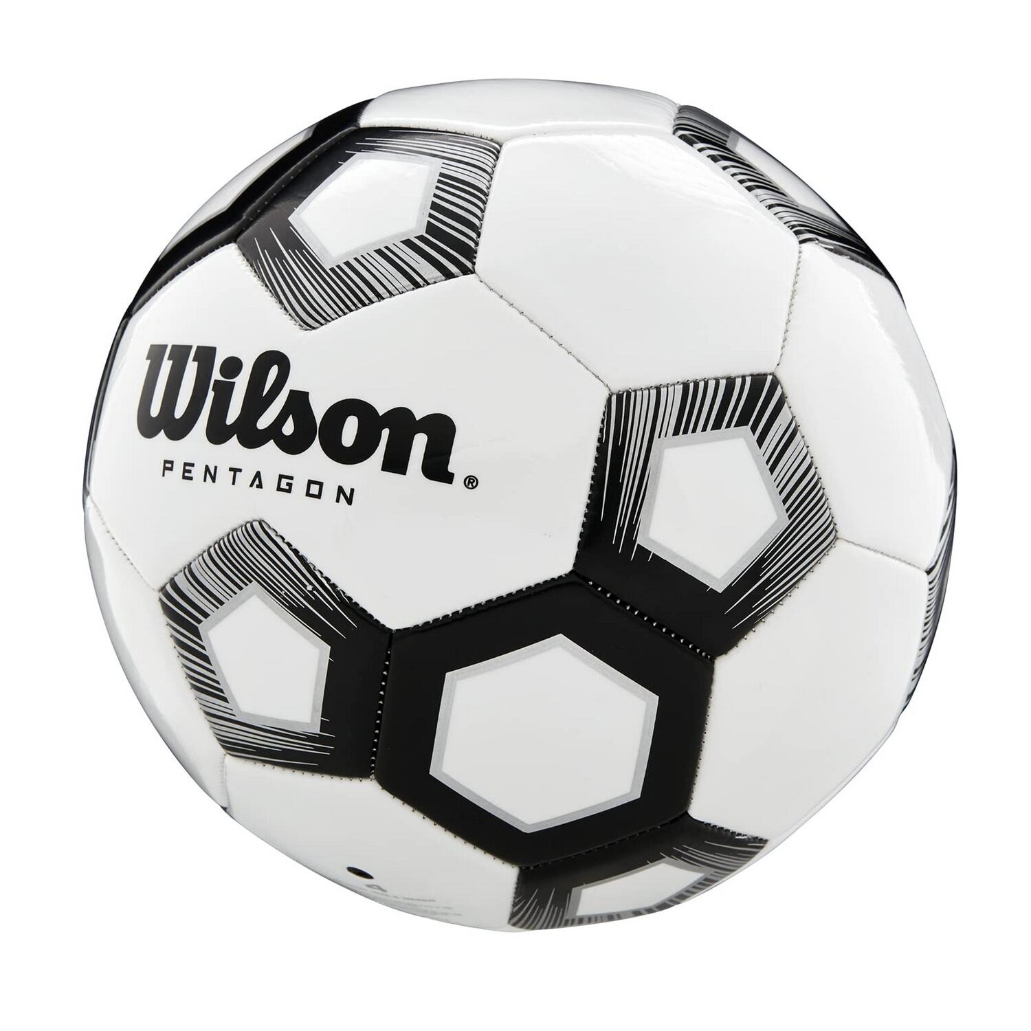WTE8527XB Futebol Pentágono (Branco/Preto) 2/4