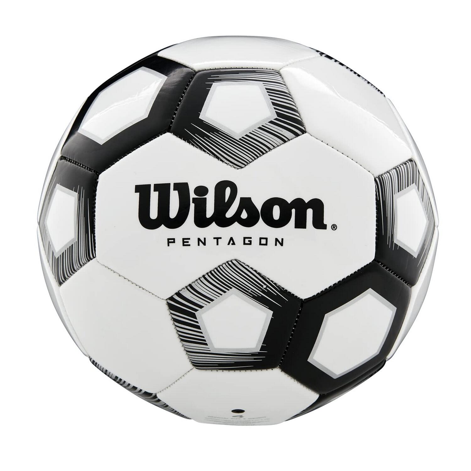 WTE8527XB Futebol Pentágono (Branco/Preto) 1/4
