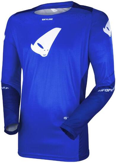 UFO PLAST MX Skyline Herren Longsleeve Jersey Blau XXL