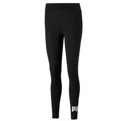 Dames essential logo legging (zwart, wit)