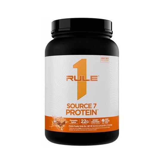 Rule1 R1 Source7 Gelato Protein (2lbs) Pumpkin Spice - Protéines