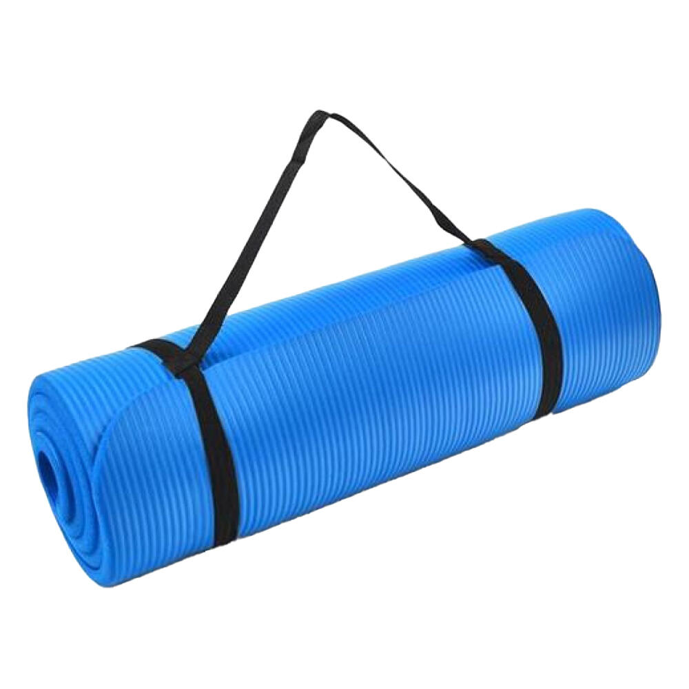 Pro NBR schuim fitness yogamat (Blauw) Einheitsgröße 2/2