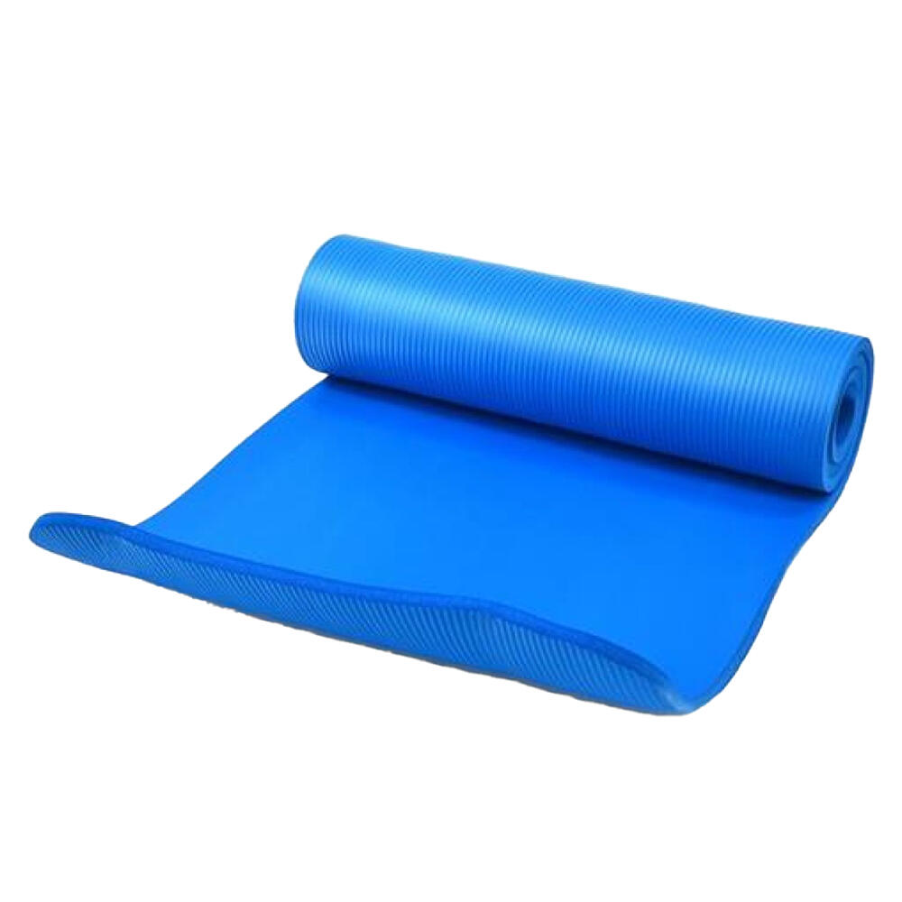 Pro NBR schuim fitness yogamat (Blauw) Einheitsgröße 1/2