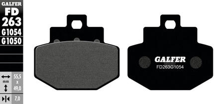 Galfer remblokken fd263 brake pad fd236 g1054 organic standard