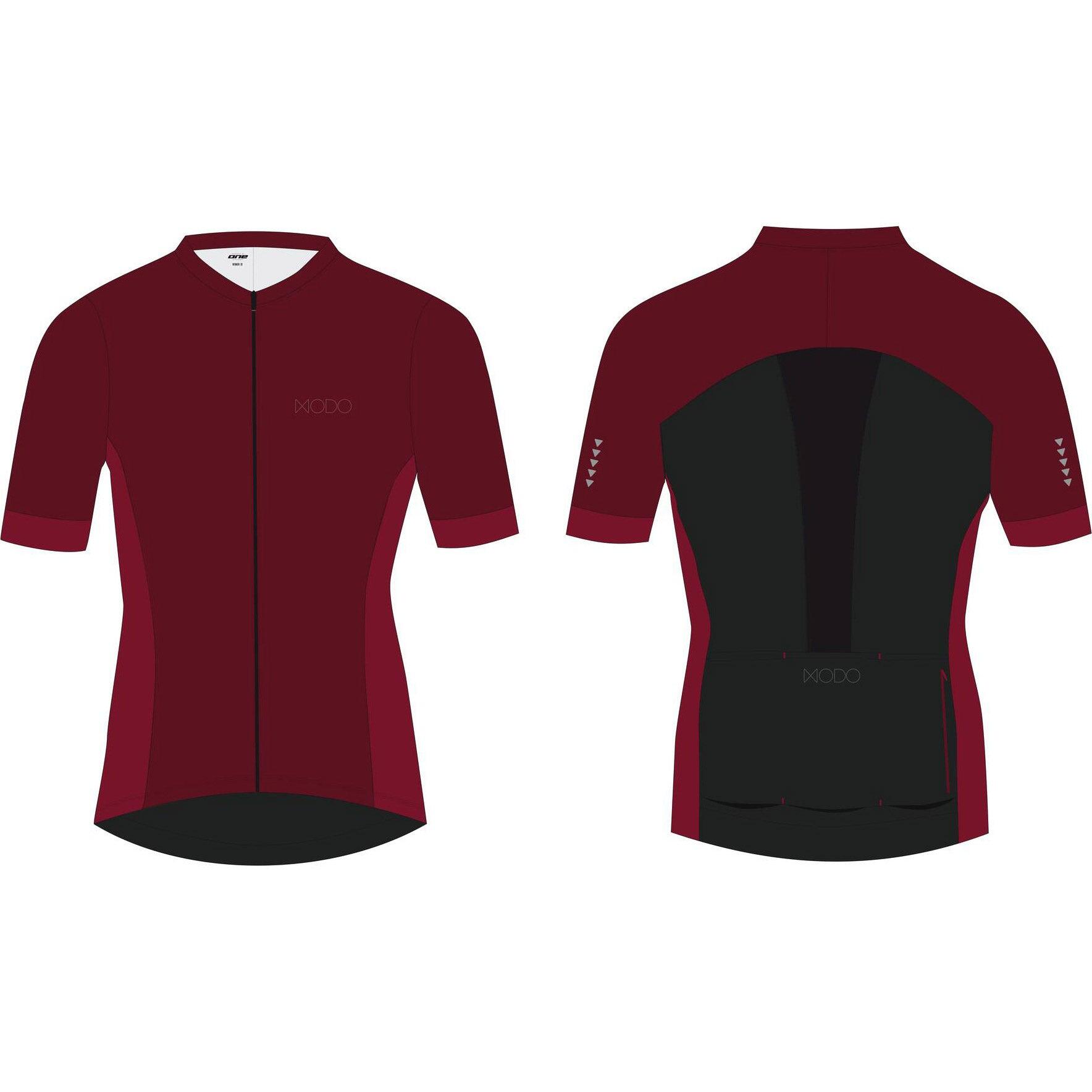 Maillot cyclisme femme Superior Modo L - Tibetan Red/Noir 1/1