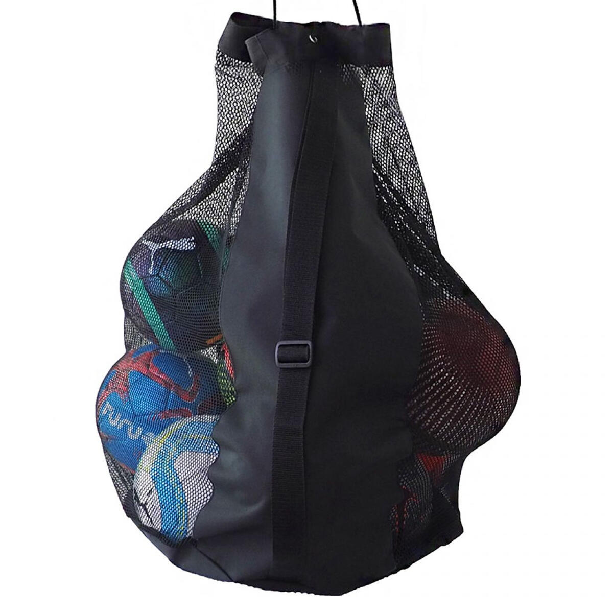 Maglia A Rete Logo Borsa Per Palline NO10 Nero 2/2