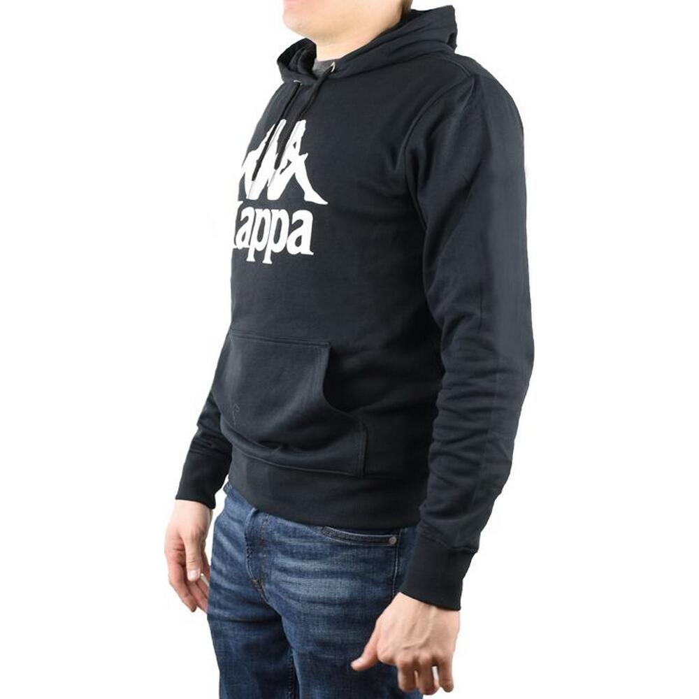Felpa Con Cappuccio Uomo Kappa Taino Nero 4/4