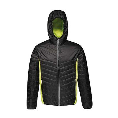 Heren lake placid gewatteerd jack (zwart, rood)