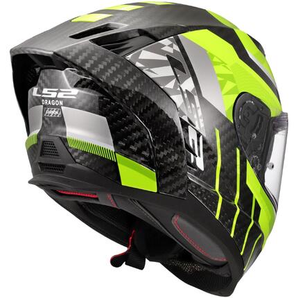 Kask integralny LS2 FF807 Dragon Trax XL żółty/szary