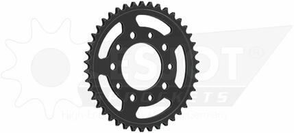 Esjot chain wheel 530 41z steel black