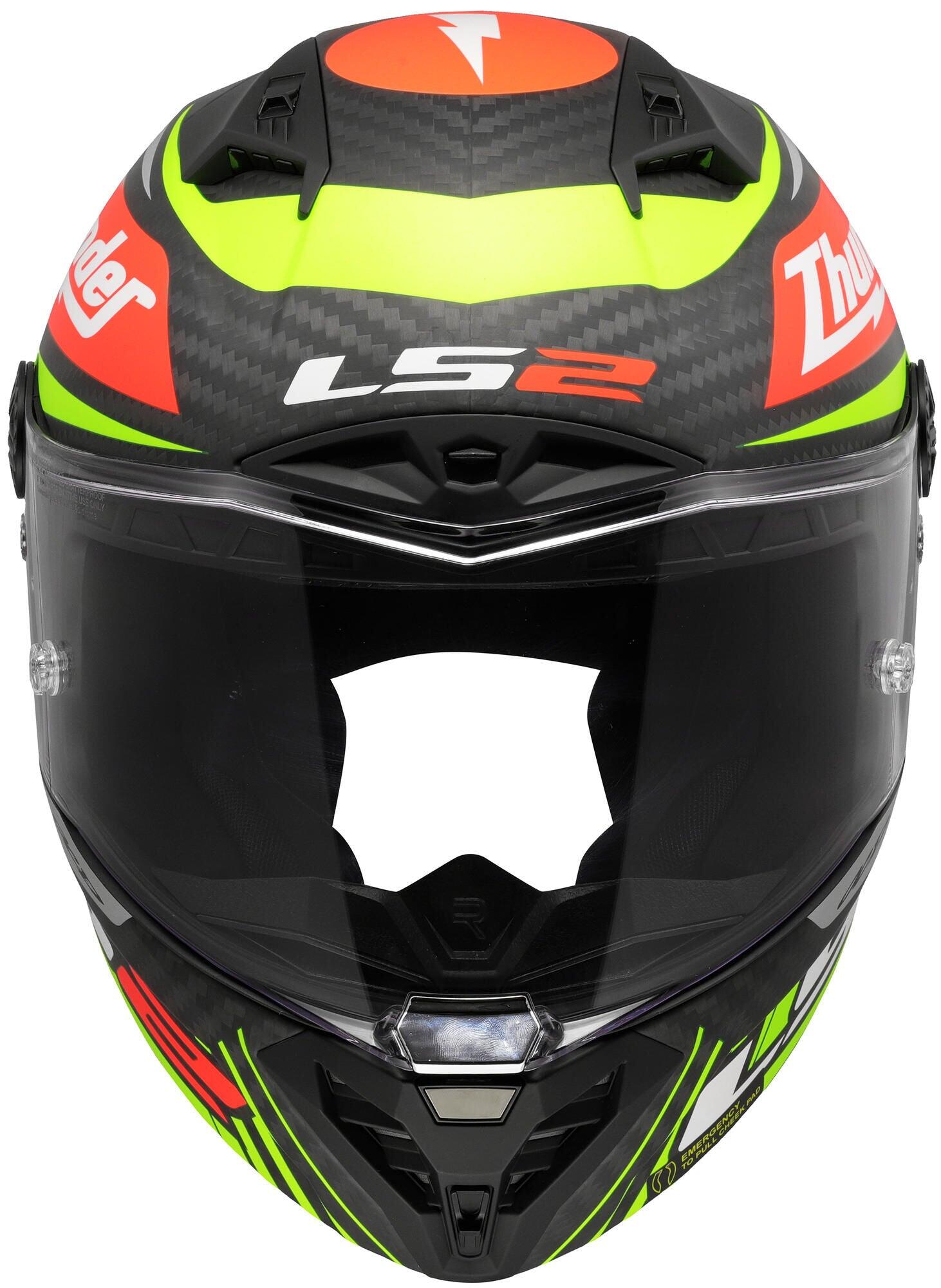 Kask Ls2 FF805 Thunder GP Aero - Czarno-Czerwony