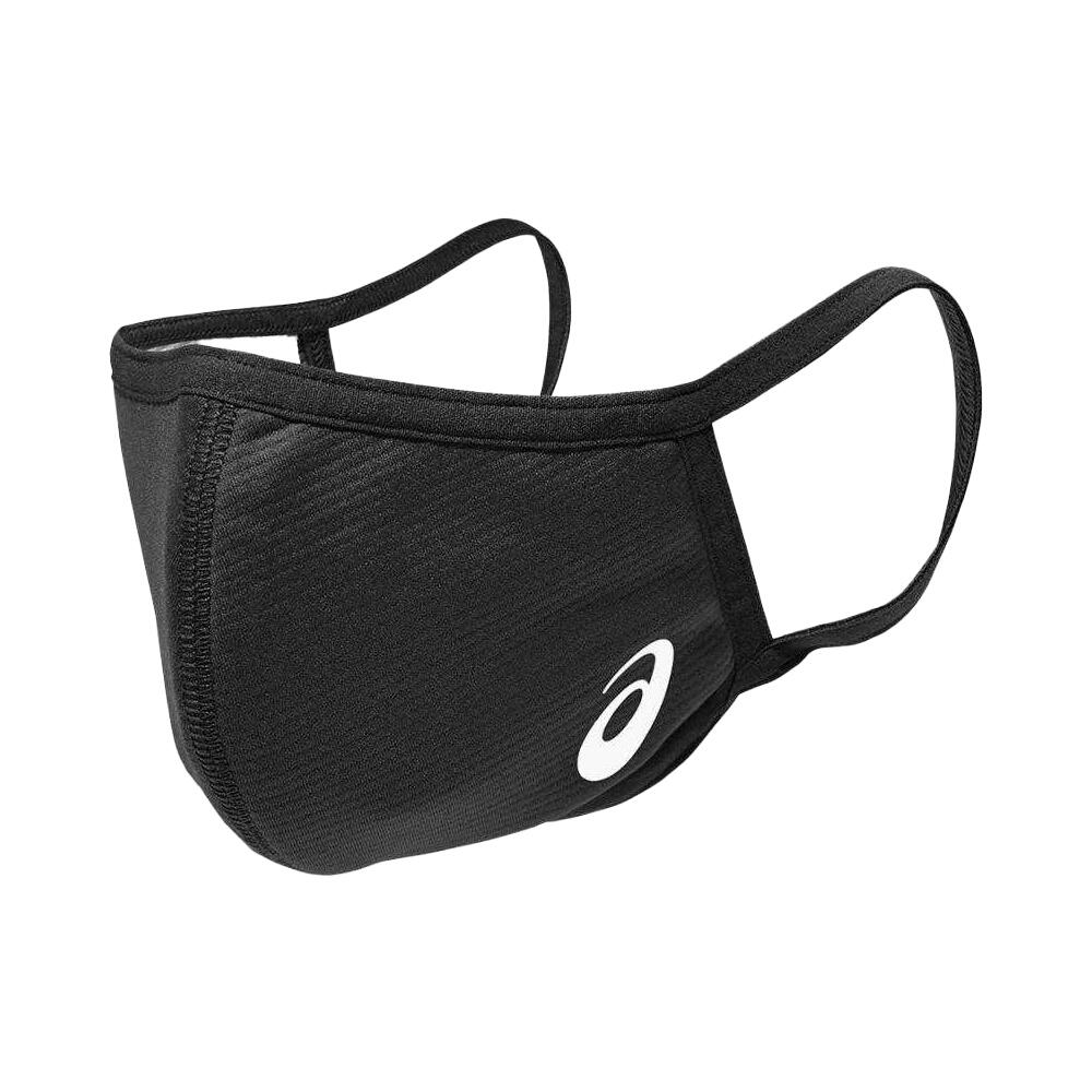 Logo Synthetic Face Mask (Black)