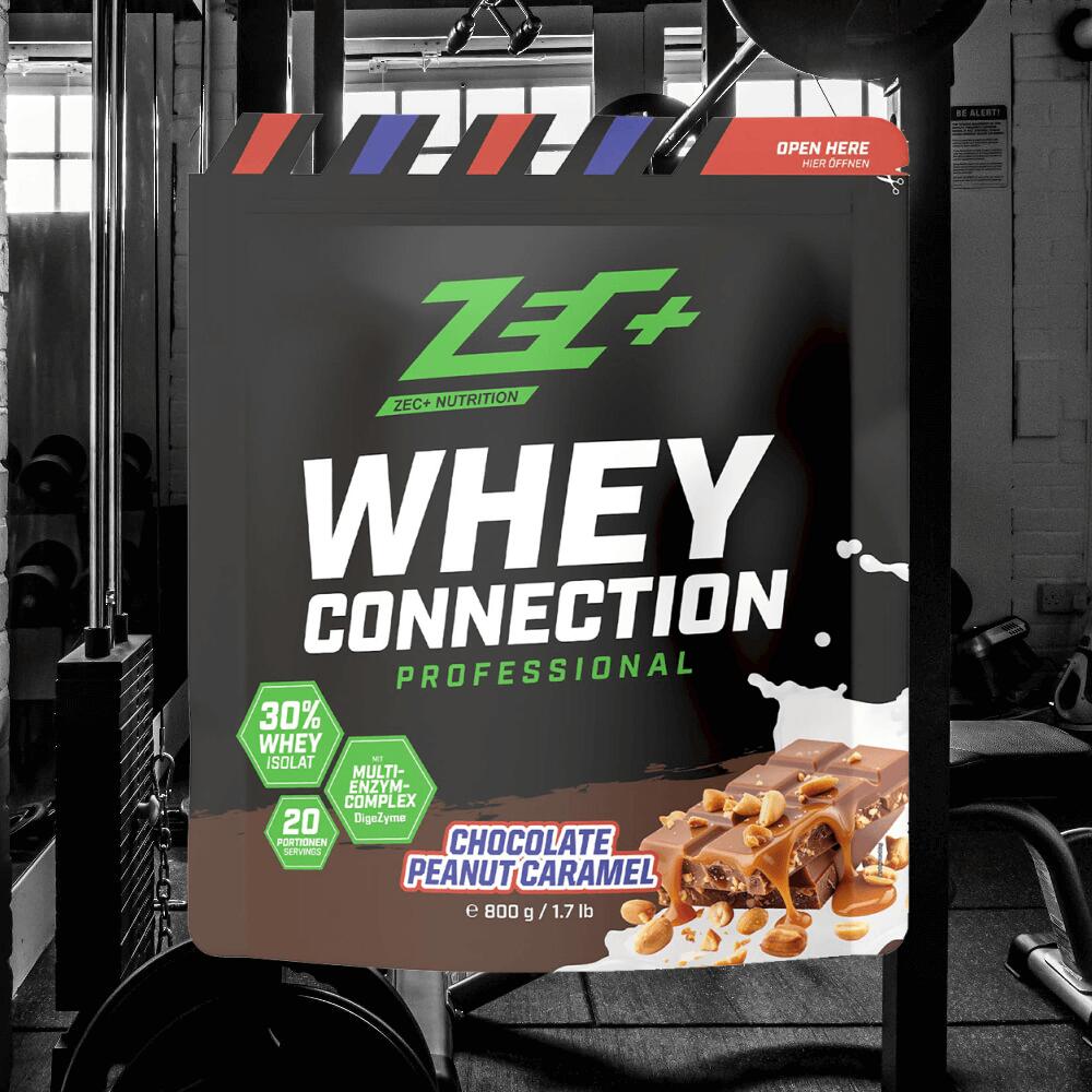 Zec+ Whey Connection Professional (800g) Chocolate Peanut Caramel - Eiwitten 2/3