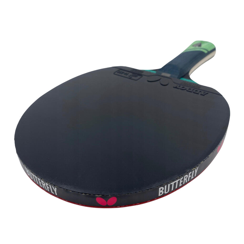 Ovtcharov Table Tennis Bat (Black/Red) One Size