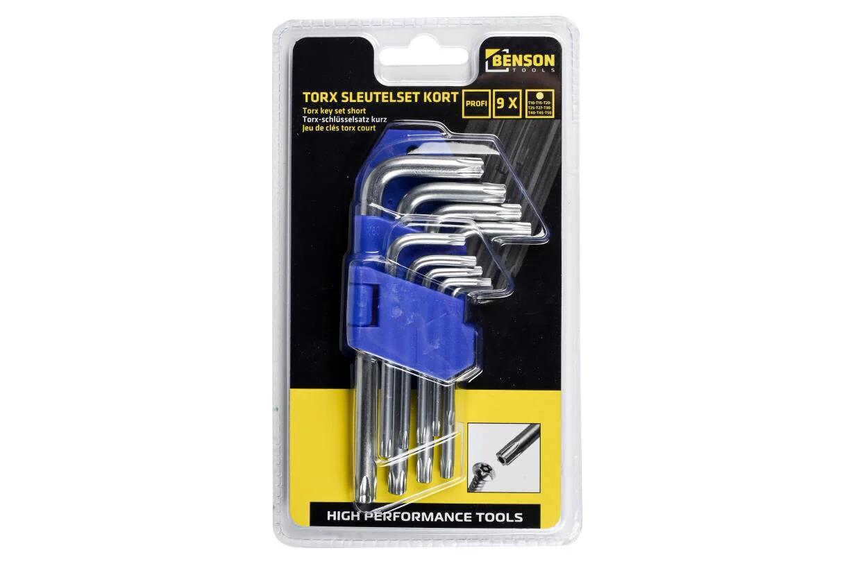 Jeu d'outils Jeu de clés Torx courtes 9 pièces 4/5