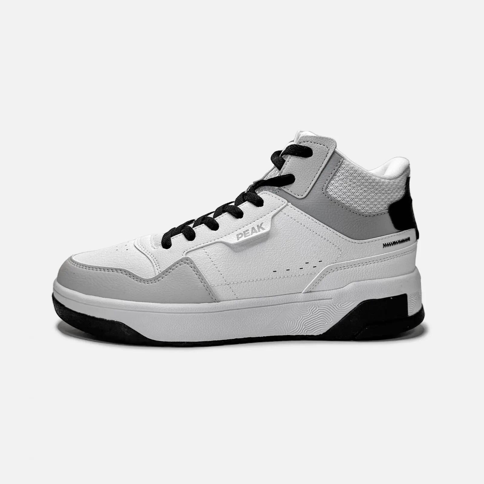 Pantofi sport Peak High Culture Alb/Negru/Gri 2/4