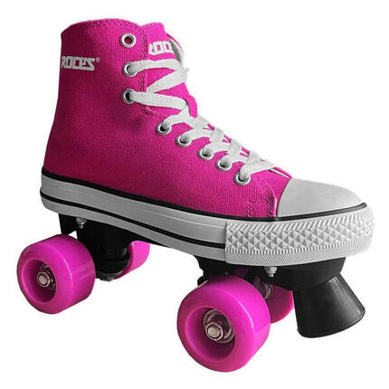 Patines Quad Chuck para Mujer Rosa