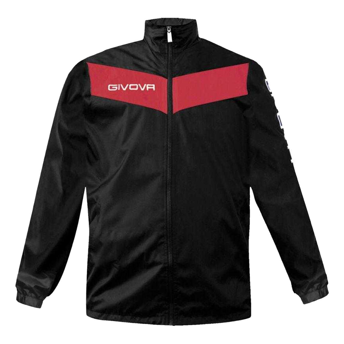 Giacca Uomo Givova Scudo Nero Rosso 2/3
