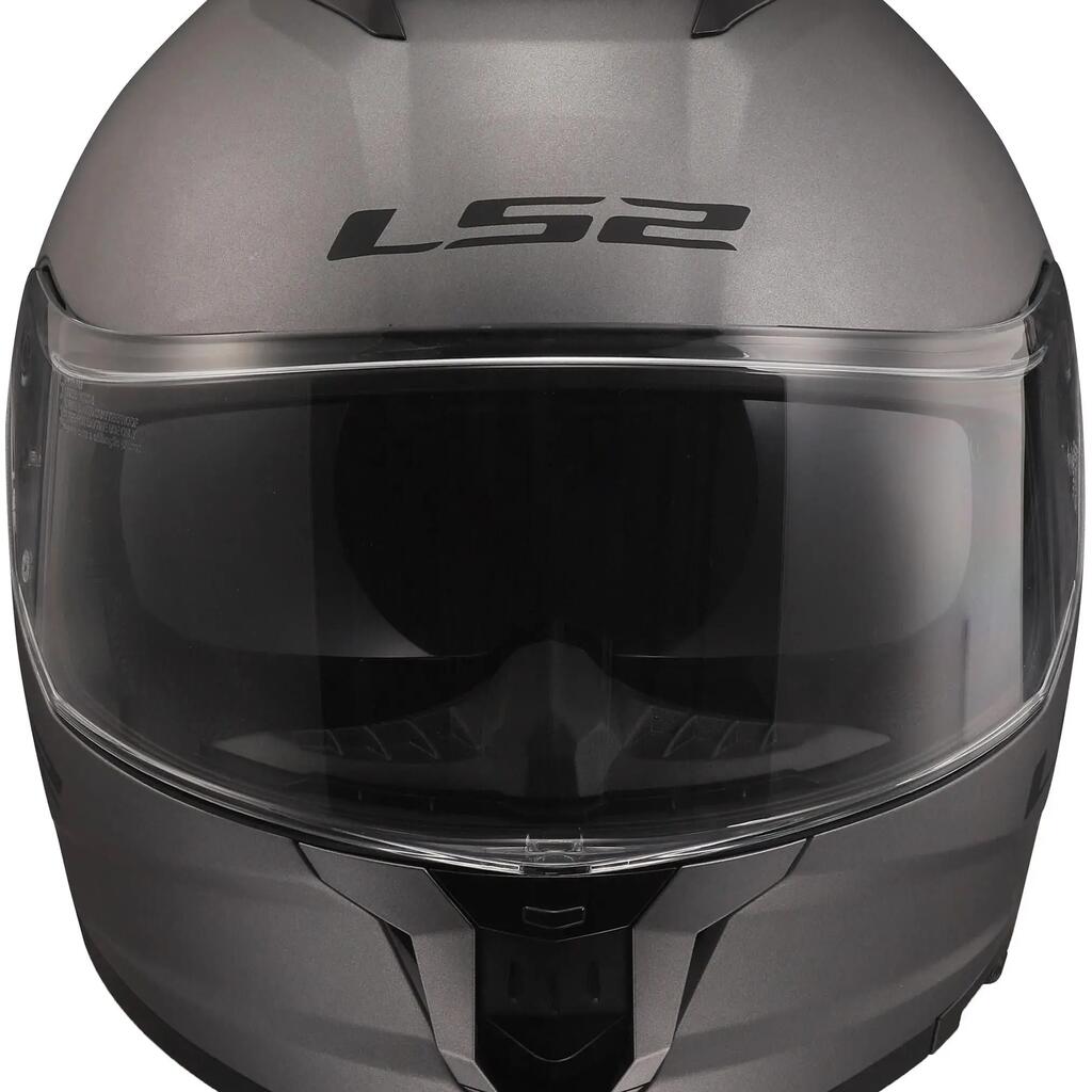LS2 FF808 Stream II Solid Full-Face Helmet M – Nardo Grey