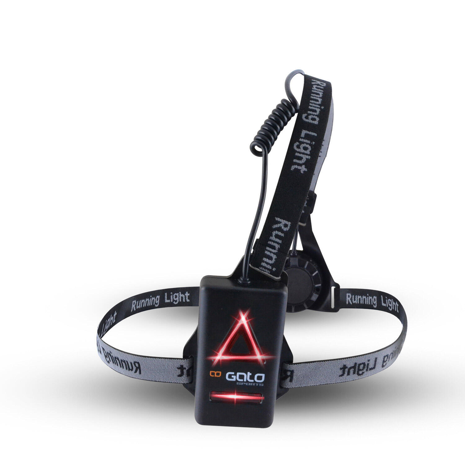 Gato Outwet luz de pecho high-viz USB negra talla única 2/4