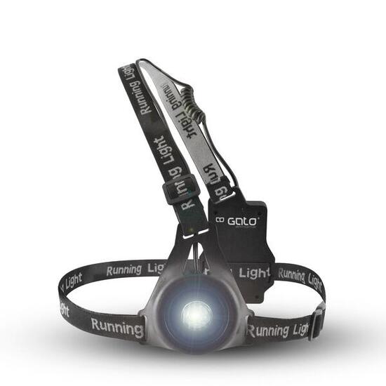 Gato Outwet lampka na klatkę piersiową high-viz USB czarna One Size