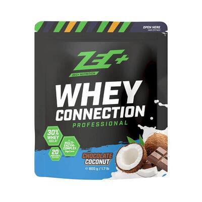 Zec+ whey connection professional (800g) chocolate - eiwitten - wei-eiwit mix