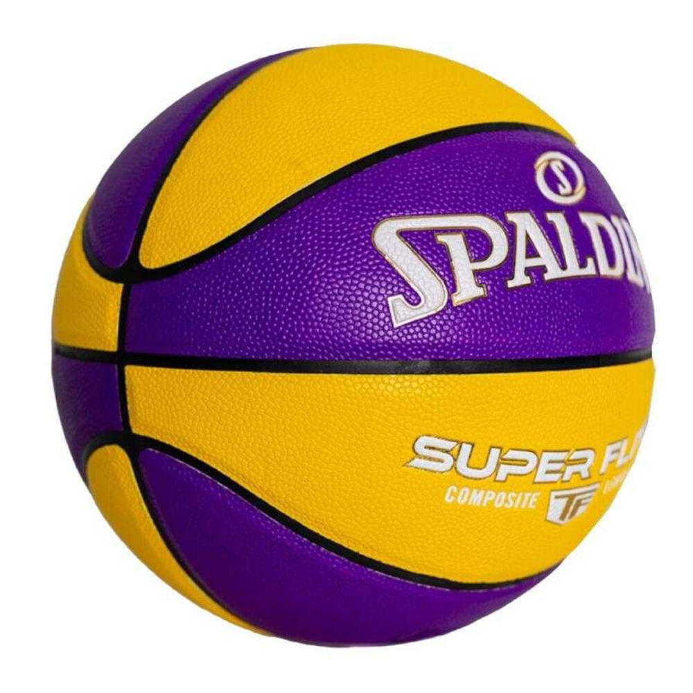 Balón de Baloncesto Super Flite Violeta, Amarillo 7 2/2
