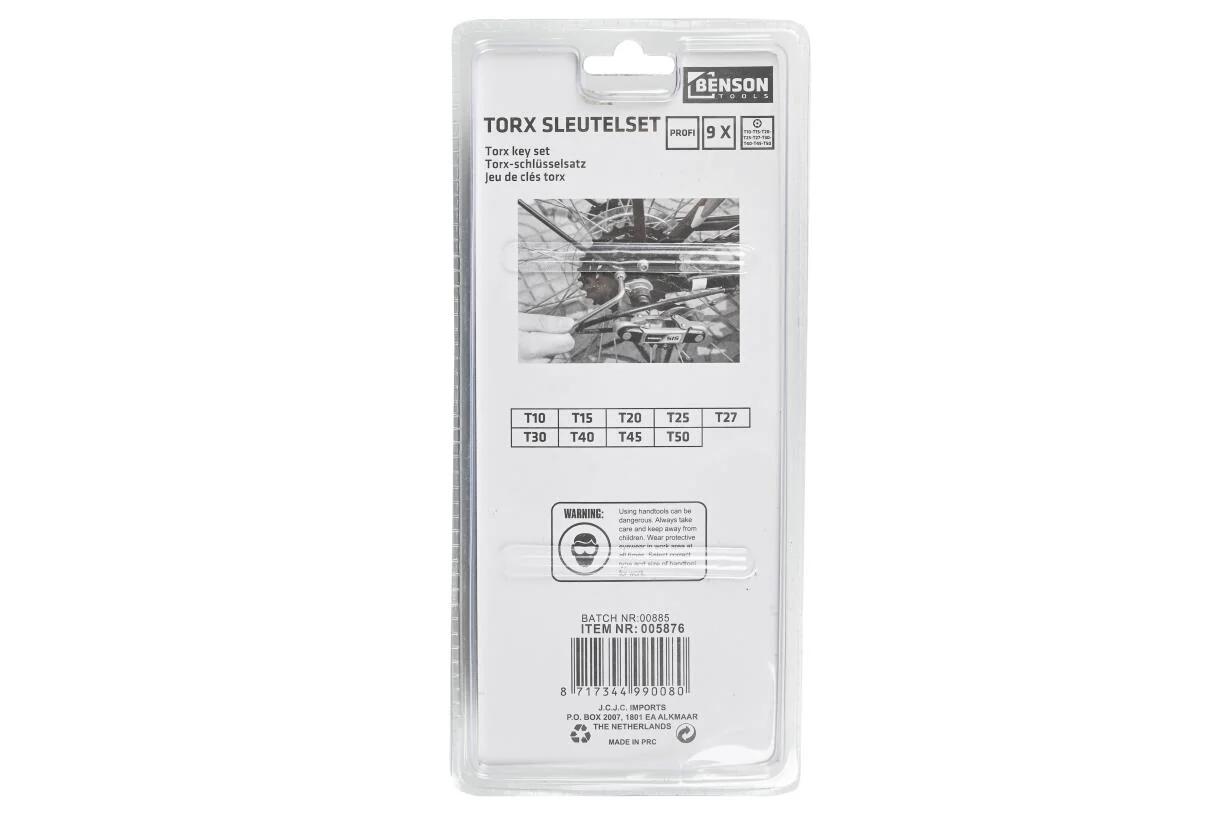 Jeu de clés Torx 9 pièces pour vélo 5/5