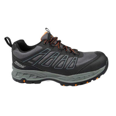 Heren pro kata veiligheidsschoenen (zwart/grijs)