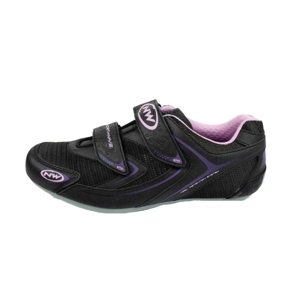 Chaussures Cyclisme ECLIPSE Femme (Noir / Rose) 3/6