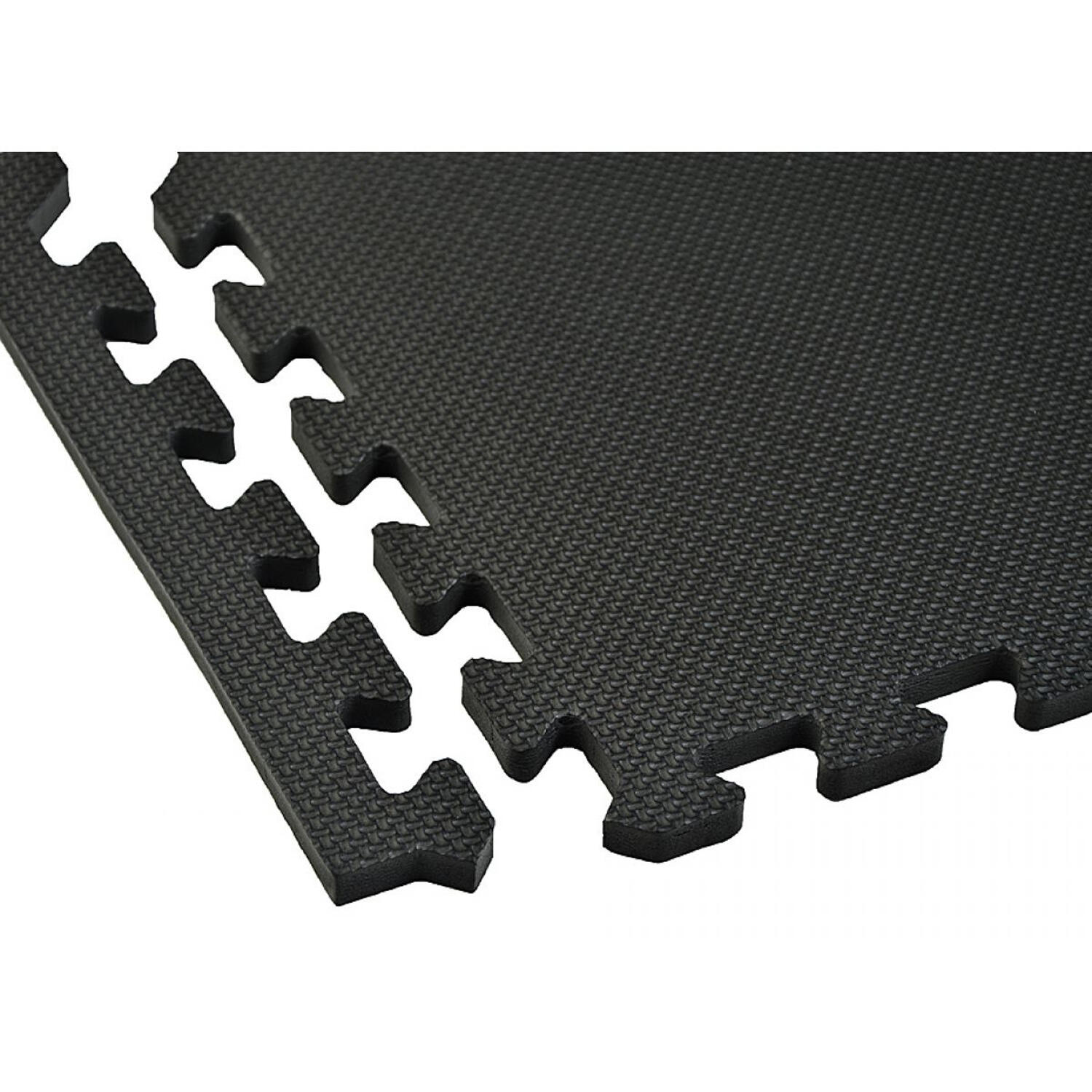 Tapis Puzzle Motif/style Uni (Noir) Taille unique 3/4