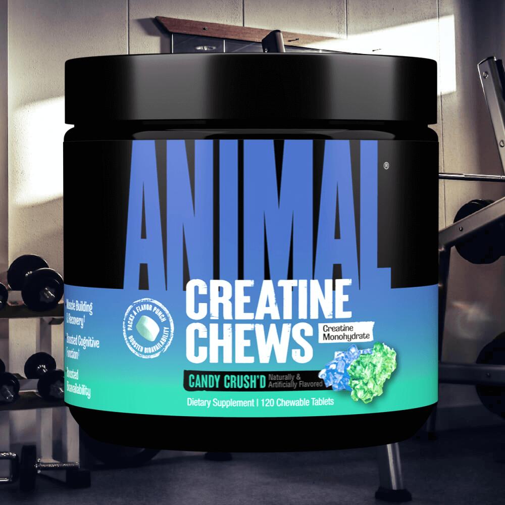 Universal Nutrition Animal Creatine Chews (120) Candy Crush\'d - Créatine 2/3