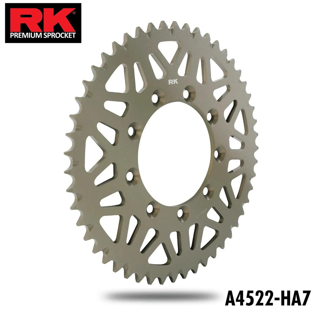 RK 520 51T Aluminium Chainwheel – Hard-Anodized, Made in Netherlands.