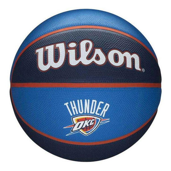 Ballon De Basket Motif/style NBA OKLAHOMA CITY THUNDER (Bleu Marine) Taille 7