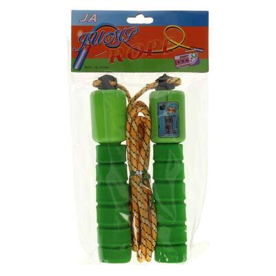 Gekleurd springtouw met teller.