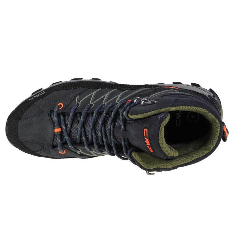 Botas a los Tobillos de Cueros Rigel para Hombre Azul Marino, Gris 4/6