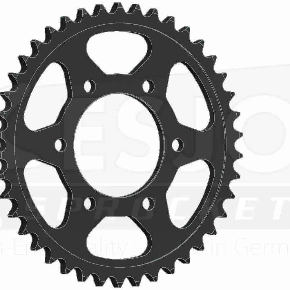 ESJOT 530 Chain Wheel — 42 Teeth, Steel, Black.