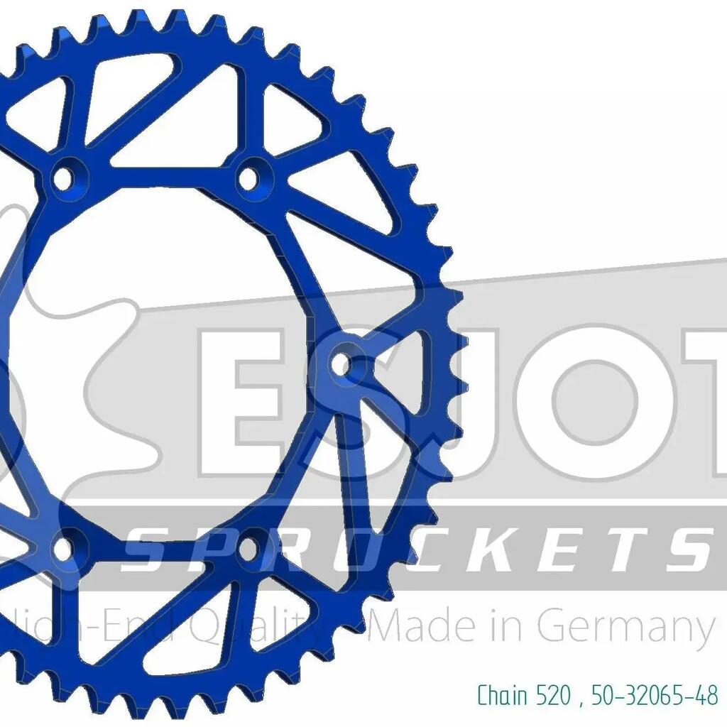 ESJOT Chainwheel 520 (48z), steel, blue, superlight.