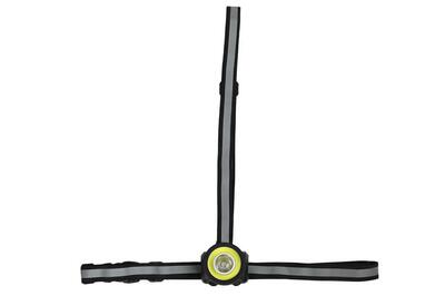 Gilet da corsa con illuminazione di sicurezza COB LED con riflettori