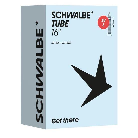 SCHWALBE SV3 dętka 16 cali (ETRTO 47/62-305) Presta 40 mm