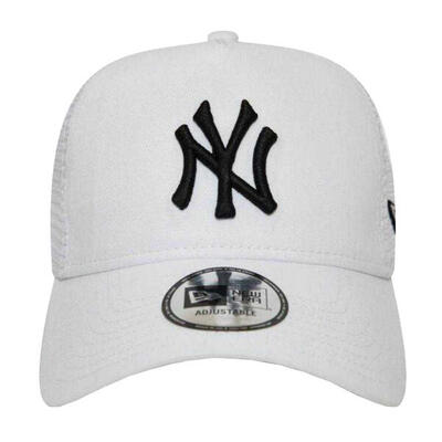 Heren essential new york yankees trucker cap (wit)