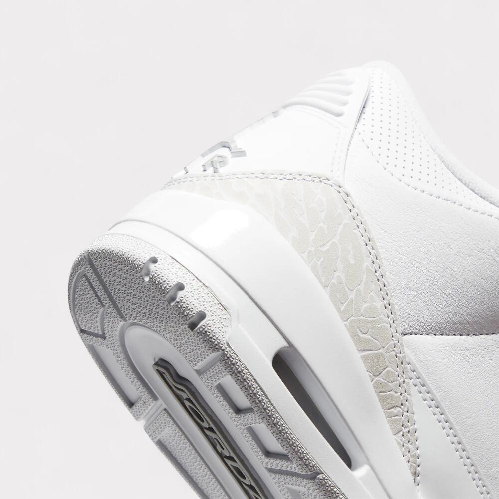 Schoenen - air jordan 3 pure money - wit/zilver 7/7