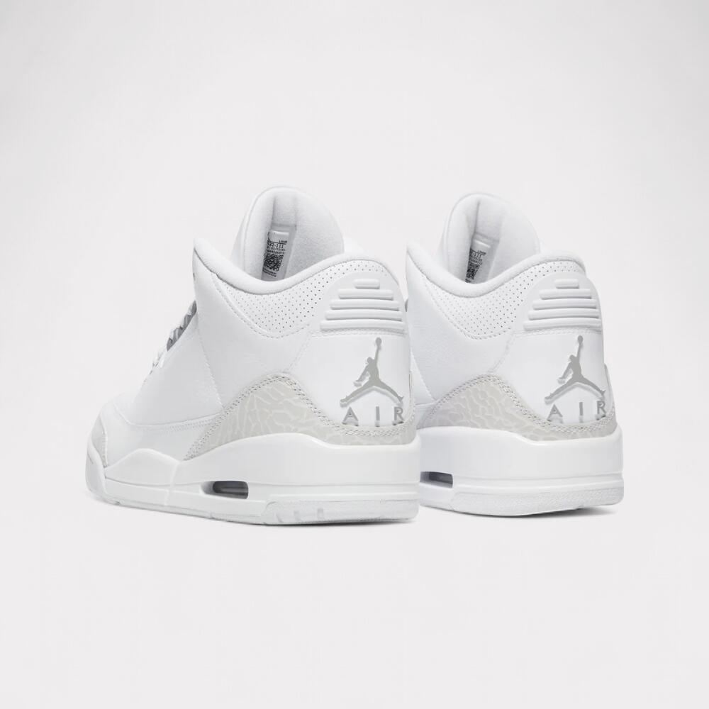 Schoenen - air jordan 3 pure money - wit/zilver 4/7