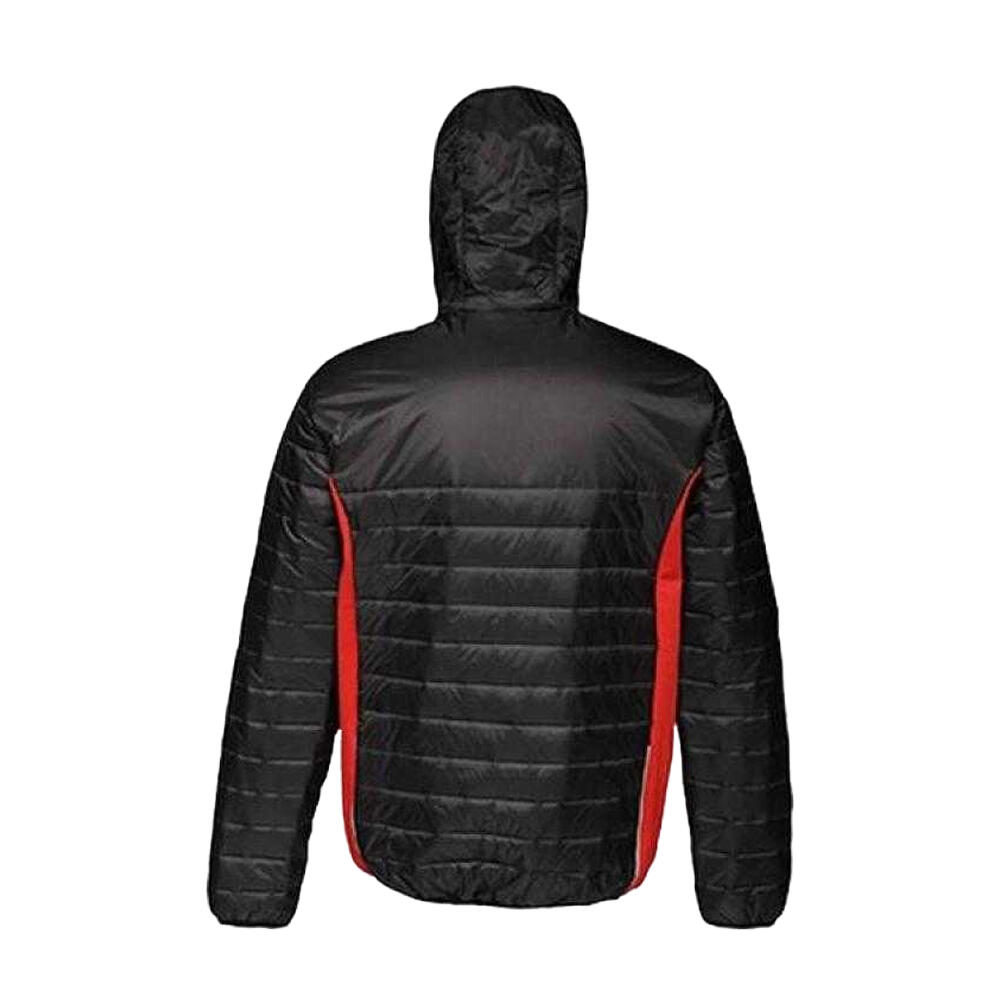 Giacca Imbottita Uomo Regatta Lake Placid Nero Rosso 2/3