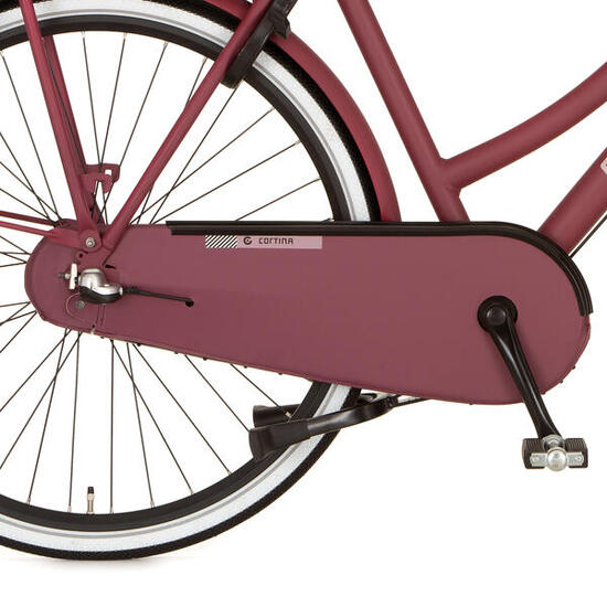 Cortina protège-chaîne U4 laqué framboise 28 pouces
