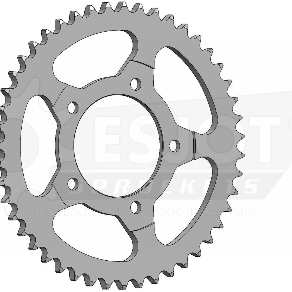 ESJOT 530 Chainwheel, 47 Teeth, Steel, Silver.