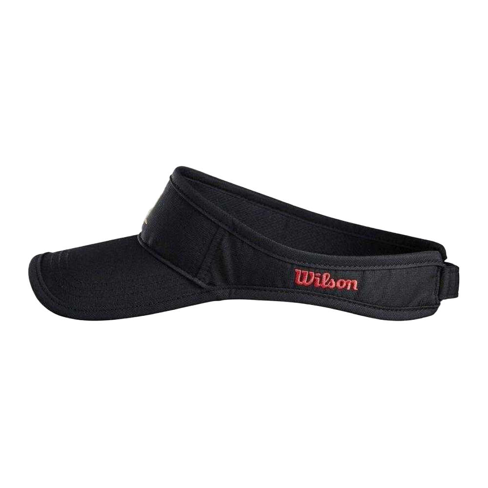 Visière Wilson unisexe séchage rapide, taille unique réglable 3/4