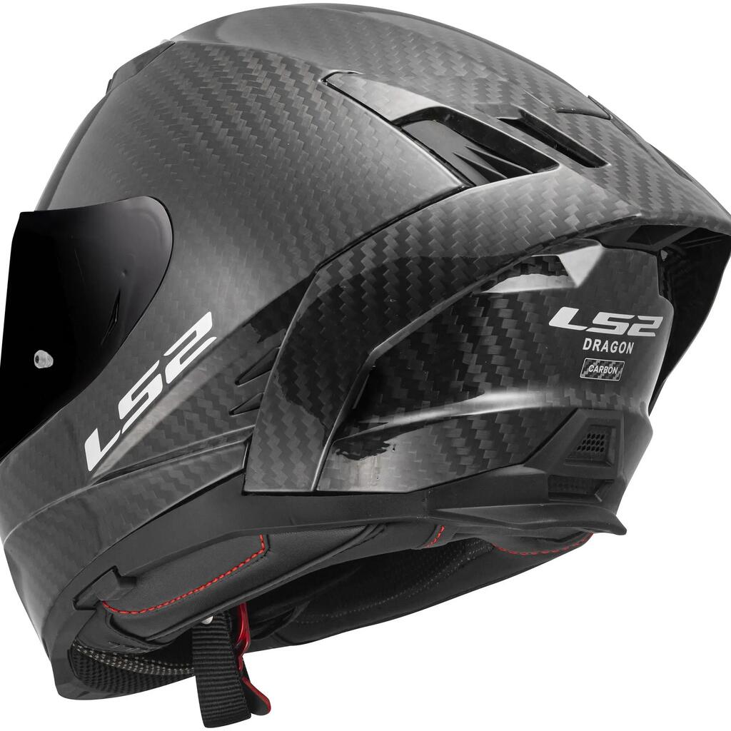 LS2 FF807 Dragon Carbon full-face helmet XXL matt black